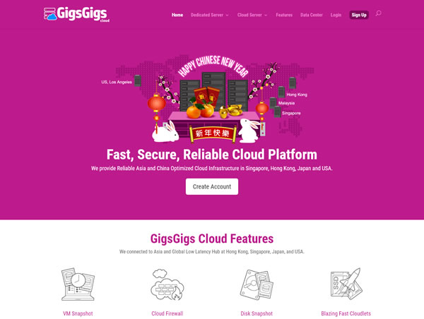 GigsGigsCloud：#11.11# 6折优惠，大带宽的香港CN2 GIA+日本CN2 GIA+美国CN2 GIA，3个云服务器打包捆绑促销，$52/月起